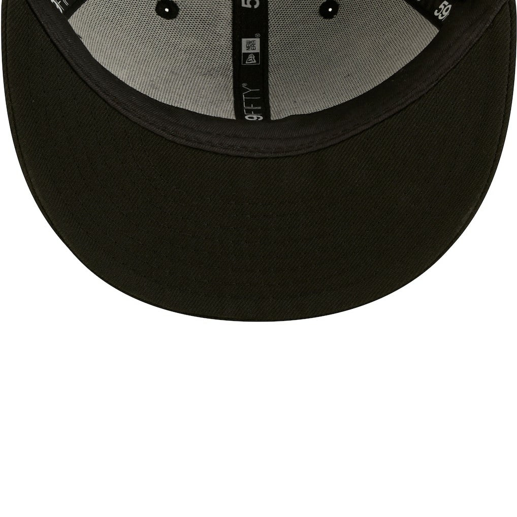 Jacksonville Jaguars New Era Black on Black Low Profile 59FIFTY II Fitted Hat Black | NFL