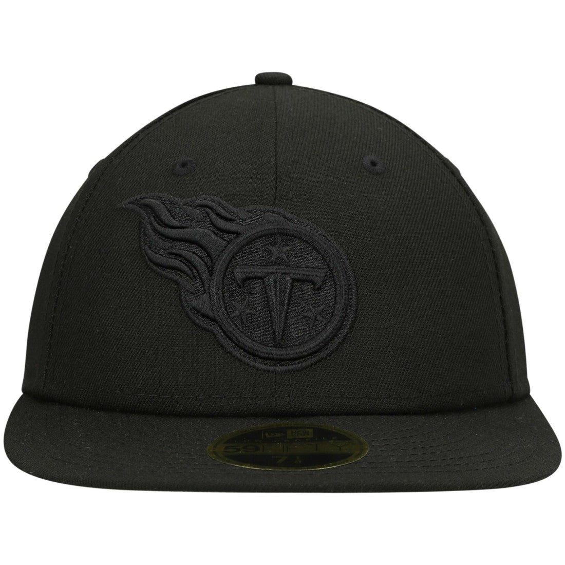 Tennessee Titans New Era Black on Black Low Profile 59FIFTY II Fitted Hat Black | NFL