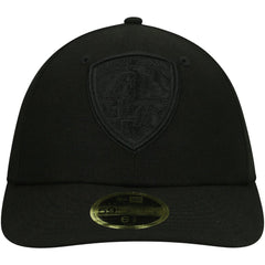 Baltimore Ravens New Era Black on Black Low Profile 59FIFTY II Fitted Hat Black | NFL