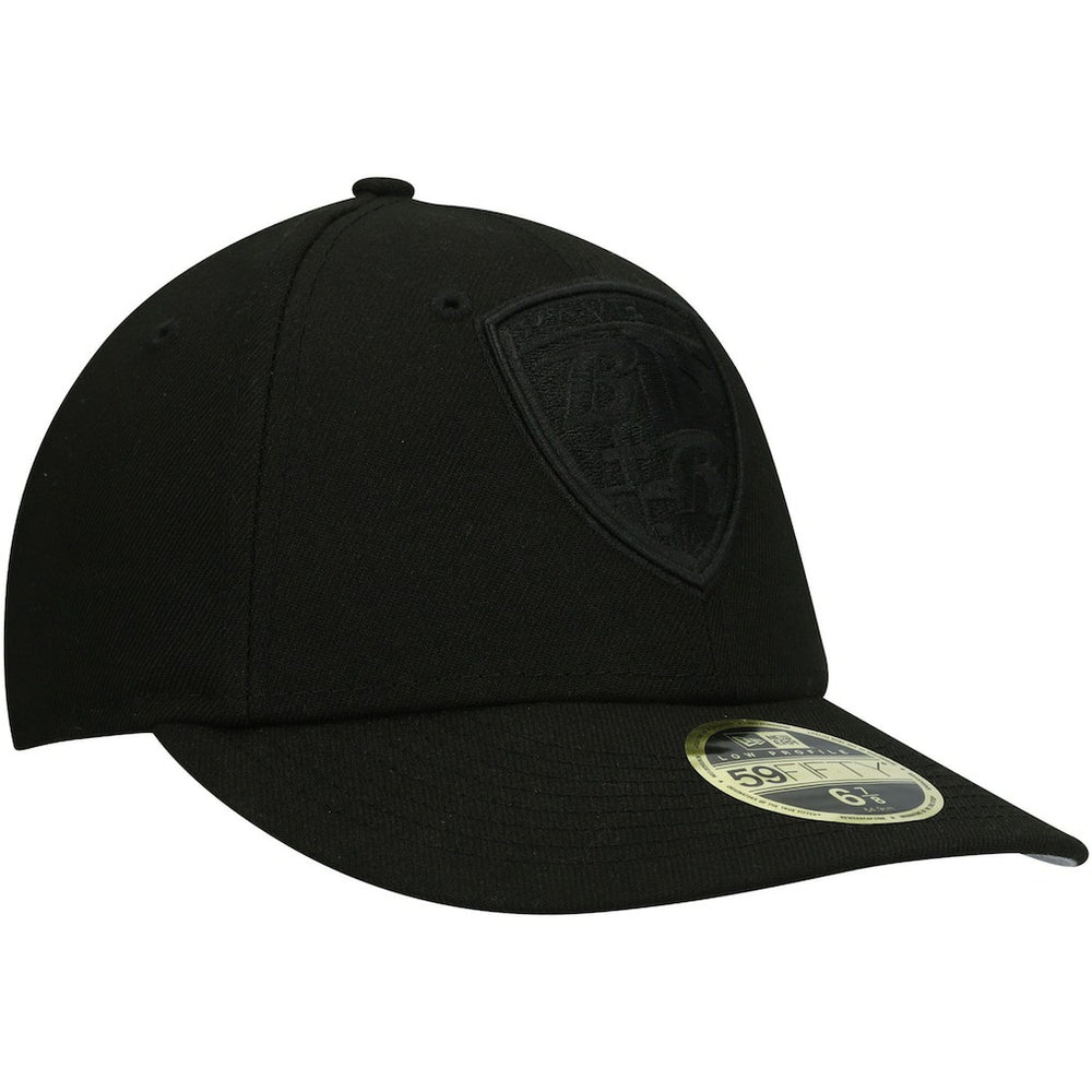 Baltimore Ravens New Era Black on Black Low Profile 59FIFTY II Fitted Hat Black | NFL