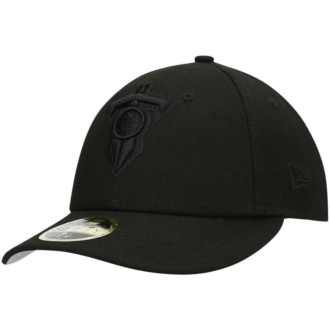 Tennessee Titans New Era Alternate Logo Black on Black Low Profile 59FIFTY II Fitted Hat Black | NFL
