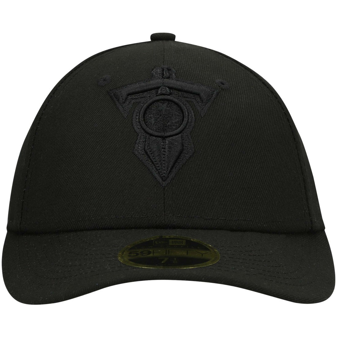 Tennessee Titans New Era Alternate Logo Black on Black Low Profile 59FIFTY II Fitted Hat Black | NFL