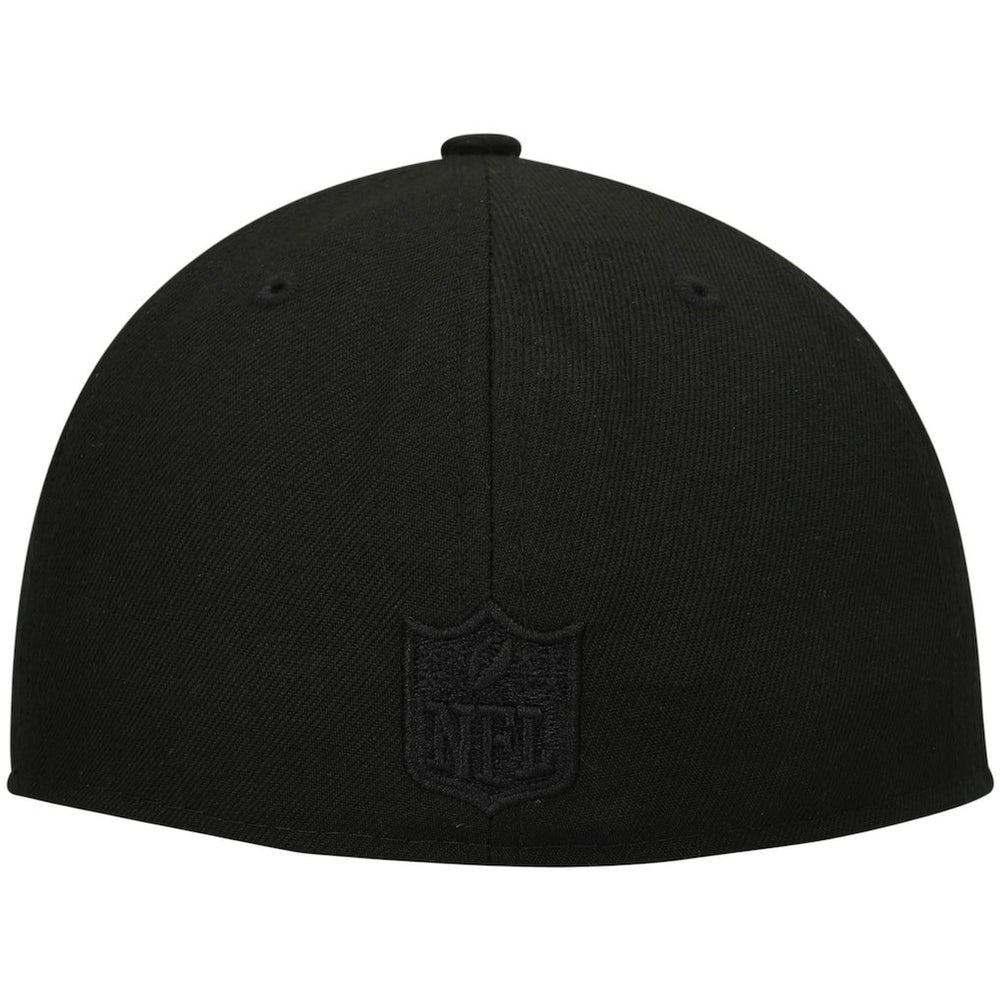 New Orleans Saints New Era Historic Logo Black on Black Low Profile 59FIFTY II Fitted Hat Black | NFL