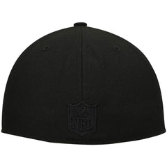 New Orleans Saints New Era Historic Logo Black on Black Low Profile 59FIFTY II Fitted Hat Black | NFL