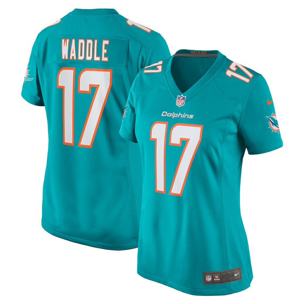 Jaylen Waddle Miami Dolphins Women's Game Player Jersey Aqua | Nike for Sale
