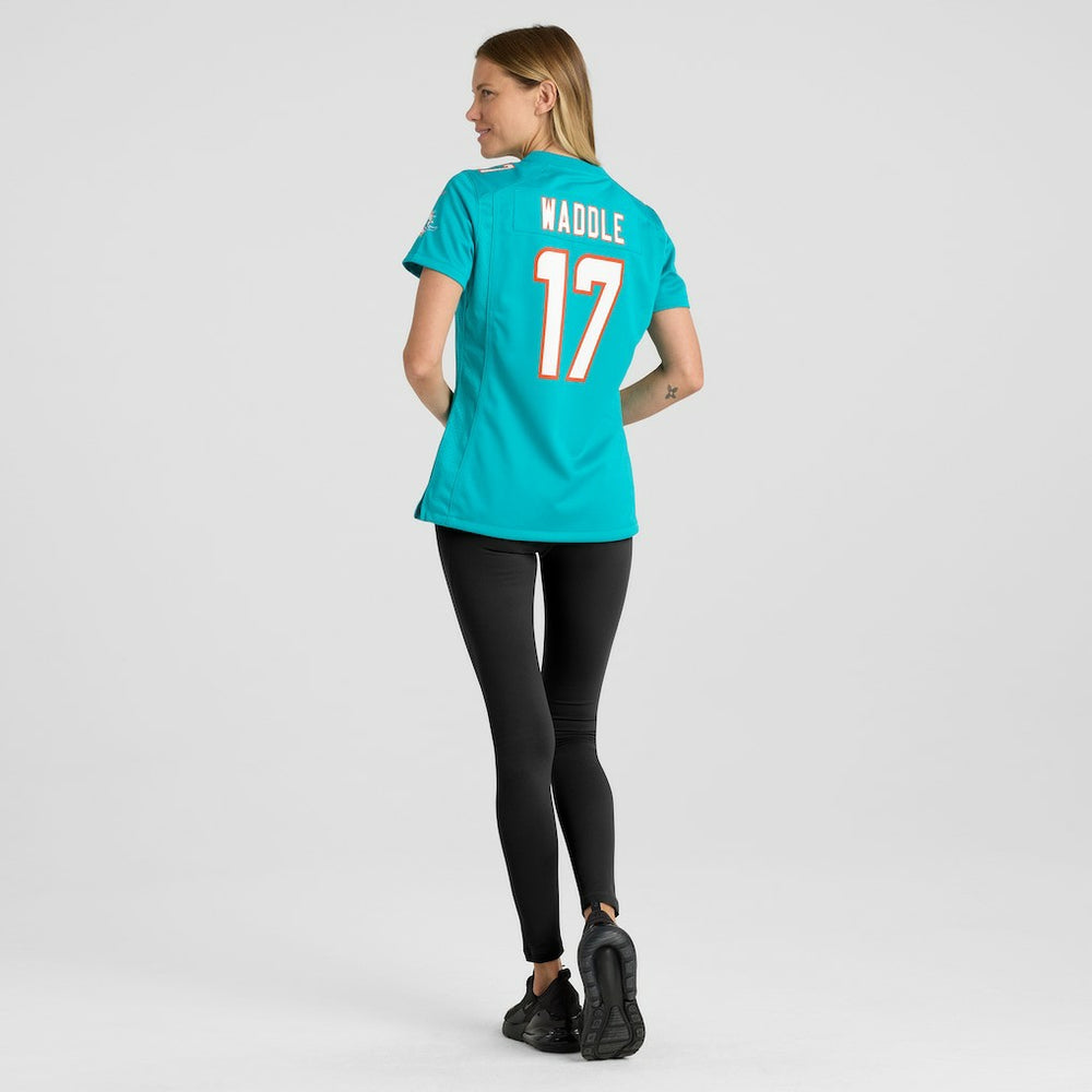 Jaylen Waddle Miami Dolphins Women's Game Player Jersey Aqua | Nike for Sale
