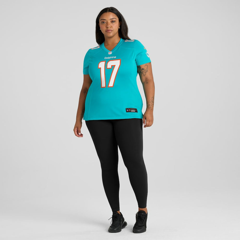 Jaylen Waddle Miami Dolphins Women's Game Player Jersey Aqua | Nike for Sale