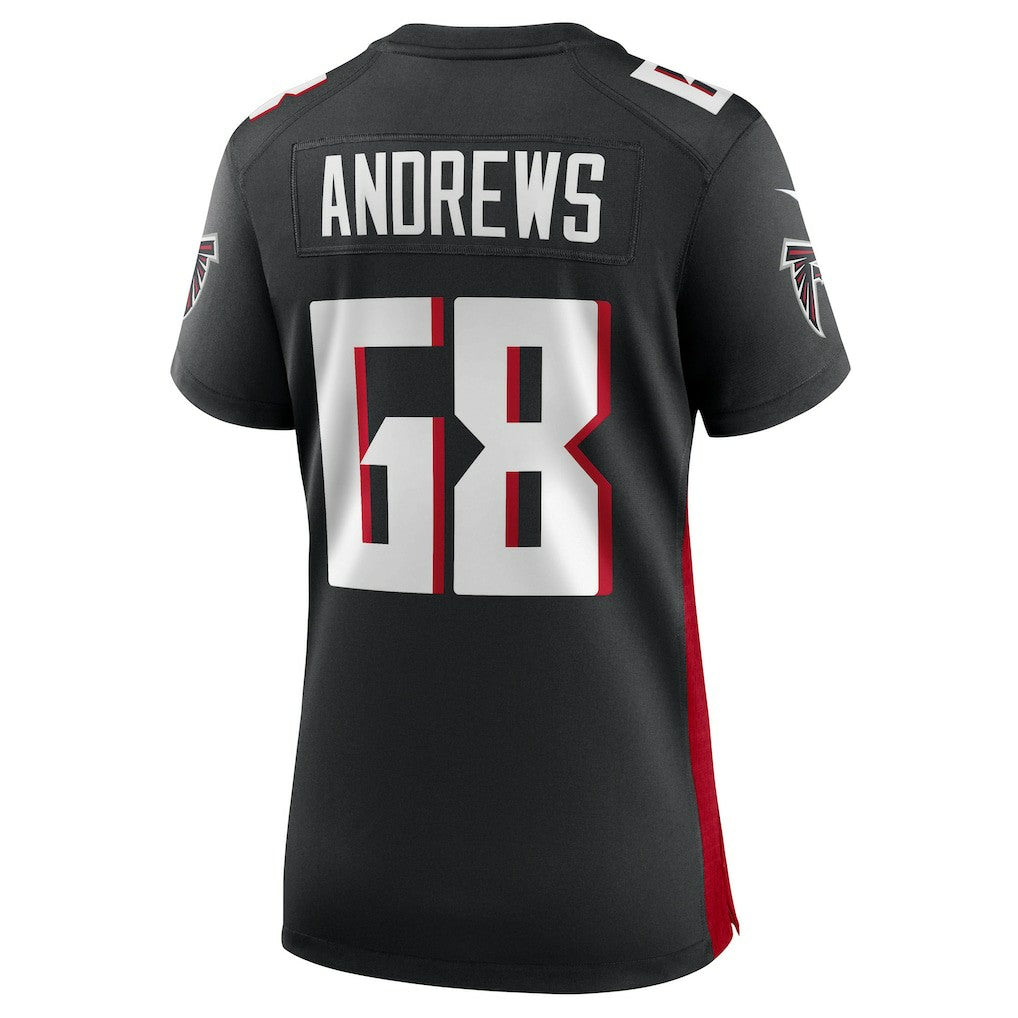 Josh Andrews Atlanta Falcons Women's Game Player Jersey Black | Nike for Sale