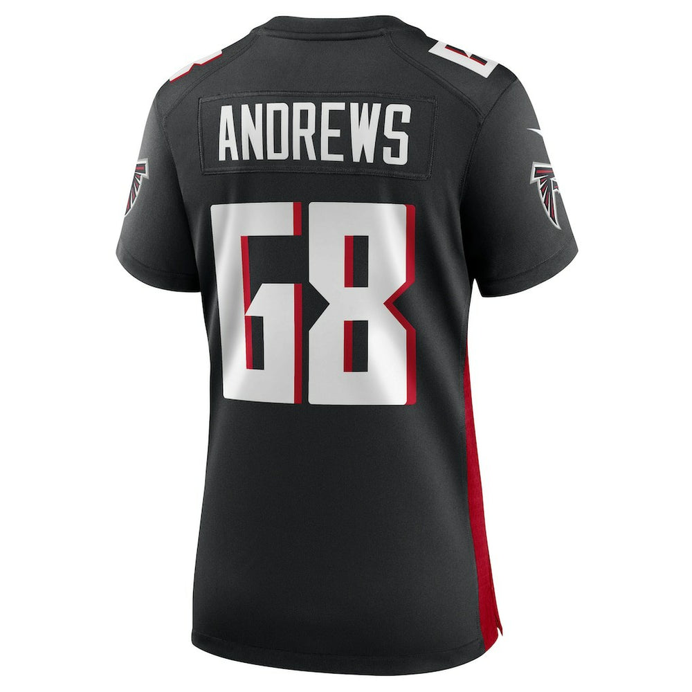 Josh Andrews Atlanta Falcons Women's Game Player Jersey Black | Nike for Sale