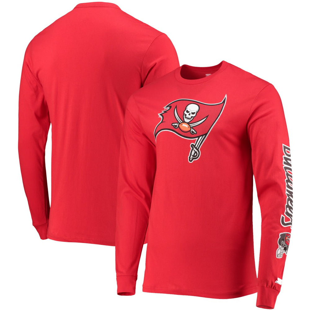 Tampa Bay Buccaneers Starter Halftime Long Sleeve T-Shirt Red | NFL