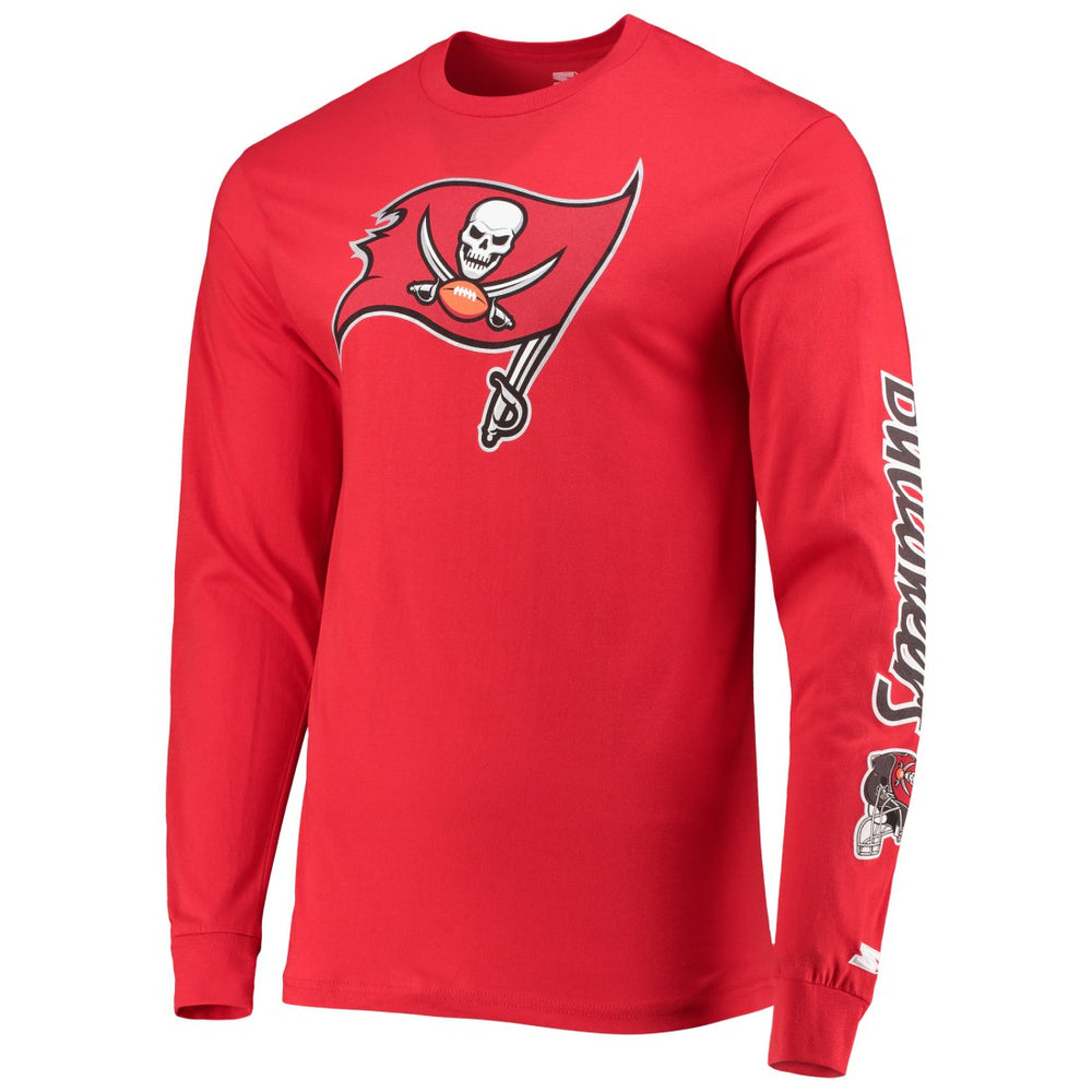 Tampa Bay Buccaneers Starter Halftime Long Sleeve T-Shirt Red | NFL
