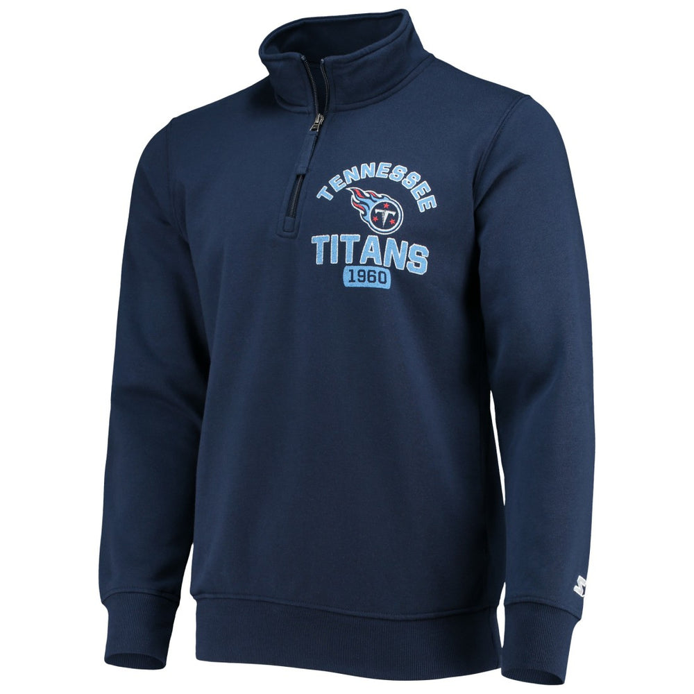 Tennessee Titans Starter Heisman Quarter-Zip Jacket Navy | NFL