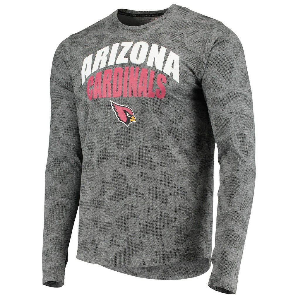 Arizona Cardinals MSX by Michael Strahan Camo Performance Long Sleeve T-Shirt Black | NFL