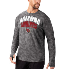Arizona Cardinals MSX by Michael Strahan Camo Performance Long Sleeve T-Shirt Black | NFL
