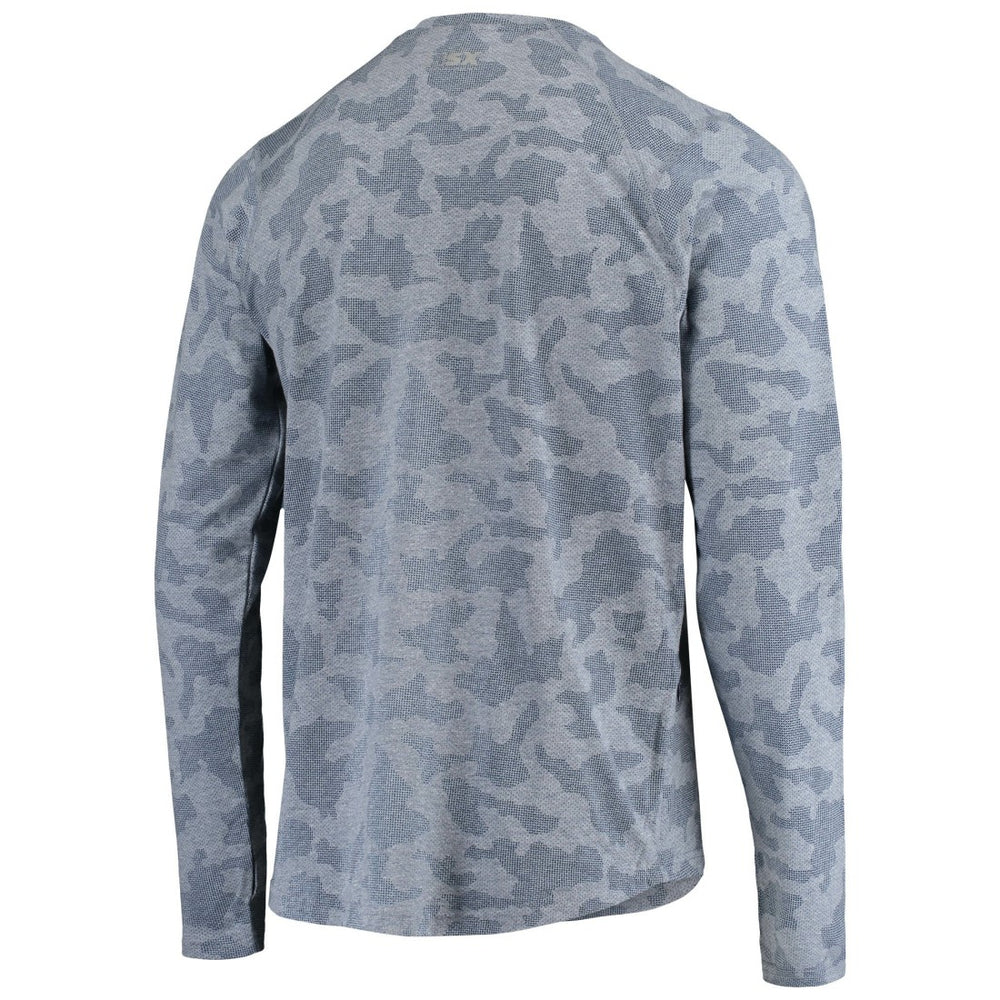 Denver Broncos MSX by Michael Strahan Camo Performance Long Sleeve T-Shirt Navy | NFL