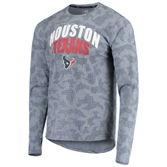 Houston Texans MSX by Michael Strahan Camo Performance Long Sleeve T-Shirt Navy | NFL