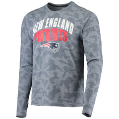 New England Patriots MSX by Michael Strahan Camo Performance Long Sleeve T-Shirt Navy | NFL