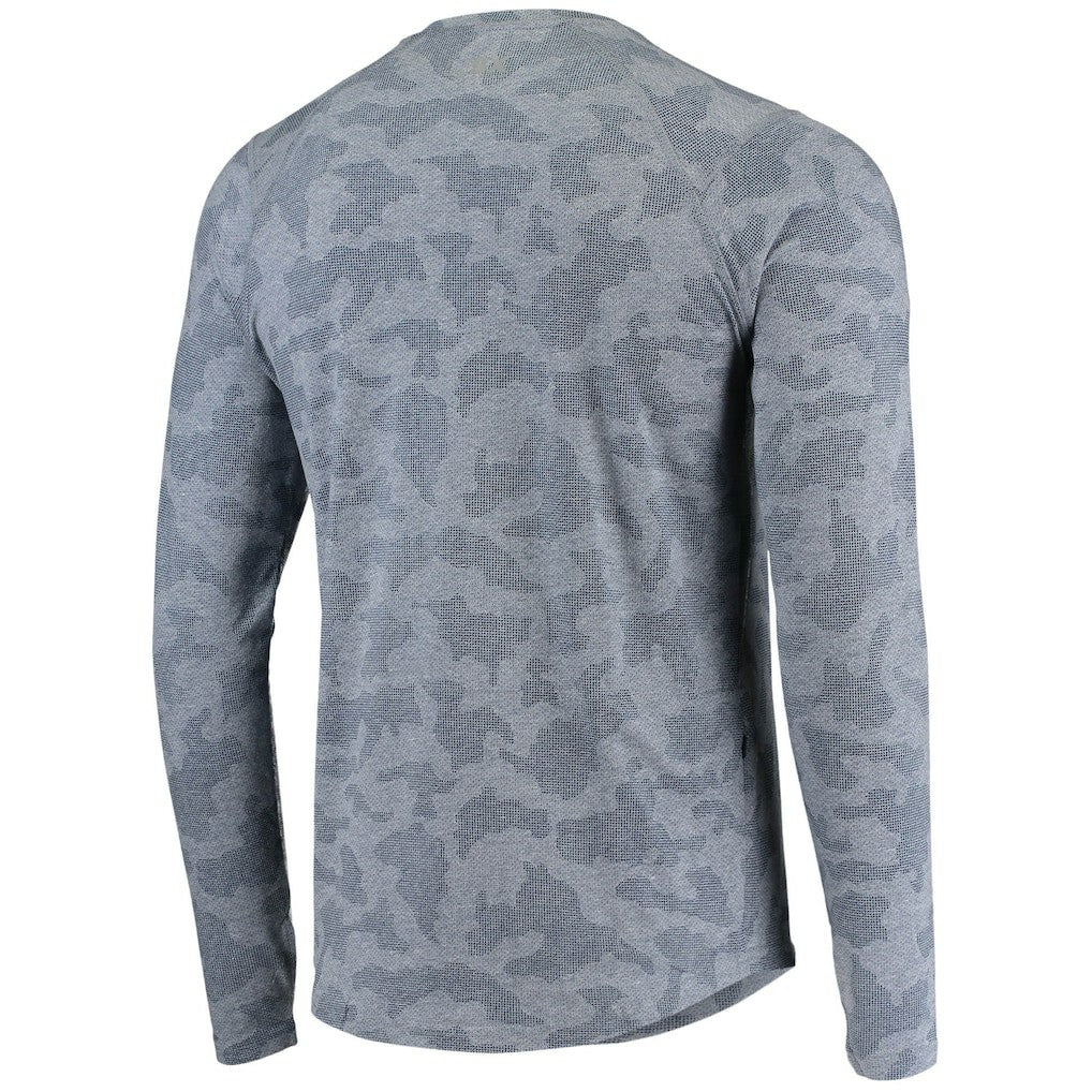 New England Patriots MSX by Michael Strahan Camo Performance Long Sleeve T-Shirt Navy | NFL