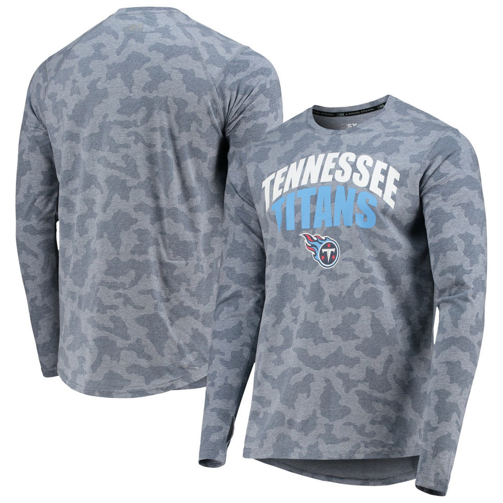 Tennessee Titans MSX by Michael Strahan Camo Long Sleeve T-Shirt Navy | NFL