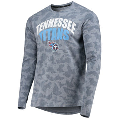 Tennessee Titans MSX by Michael Strahan Camo Long Sleeve T-Shirt Navy | NFL
