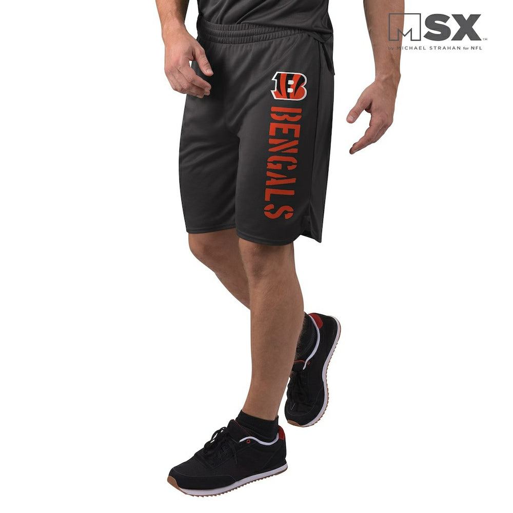 Cincinnati Bengals MSX by Michael Strahan Training Shorts Black | NFL
