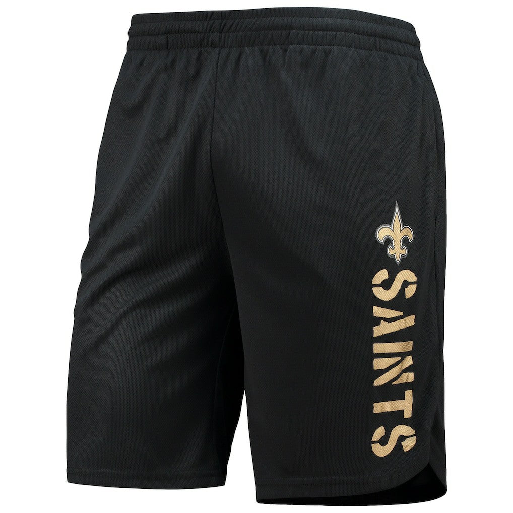 New Orleans Saints MSX by Michael Strahan Training Shorts Black | NFL