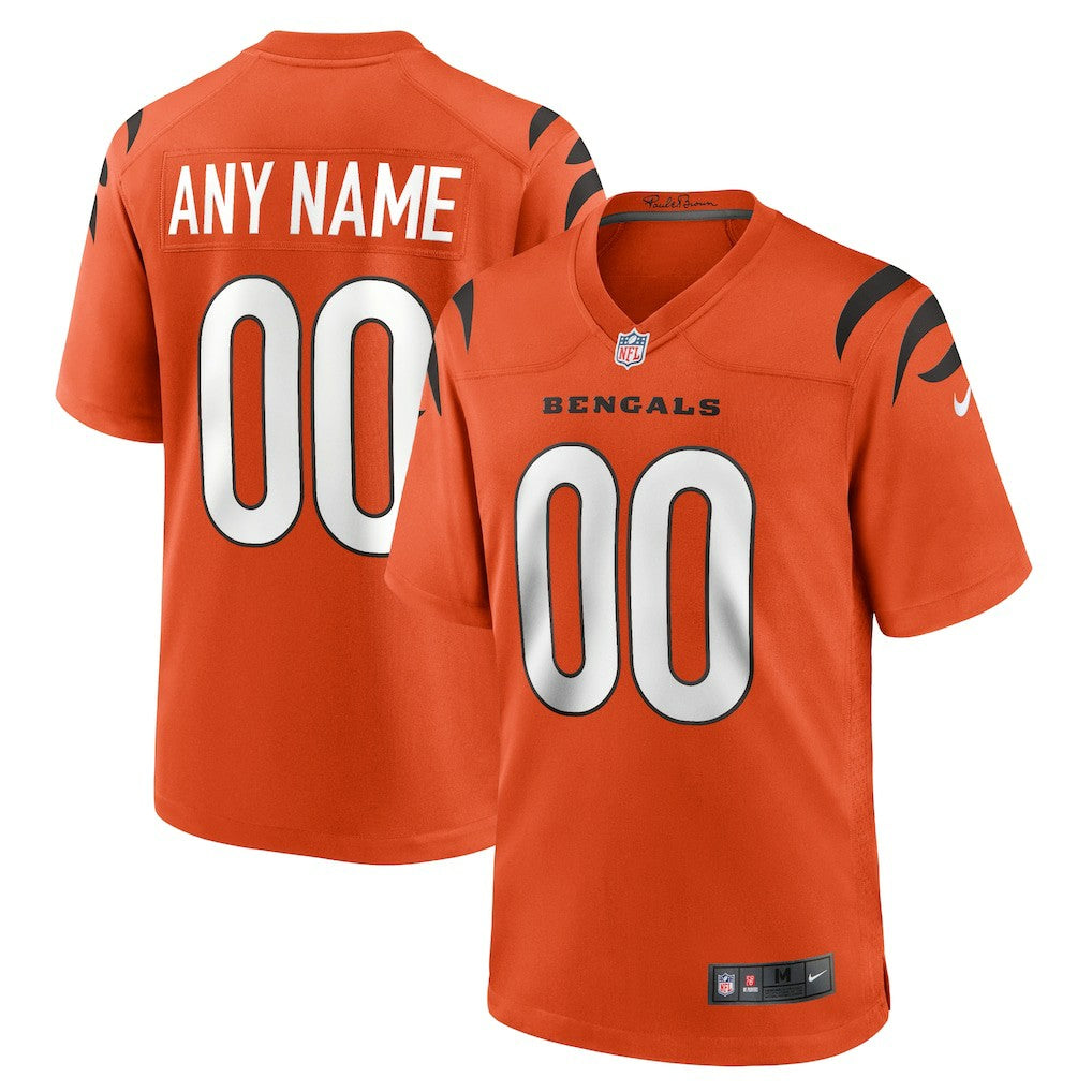 Cincinnati Bengals Alternate Game Custom Jersey Orange | Nike for Sale