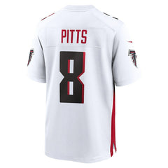 Kyle Pitts Atlanta Falcons Game Player Jersey White | Nike for Sale