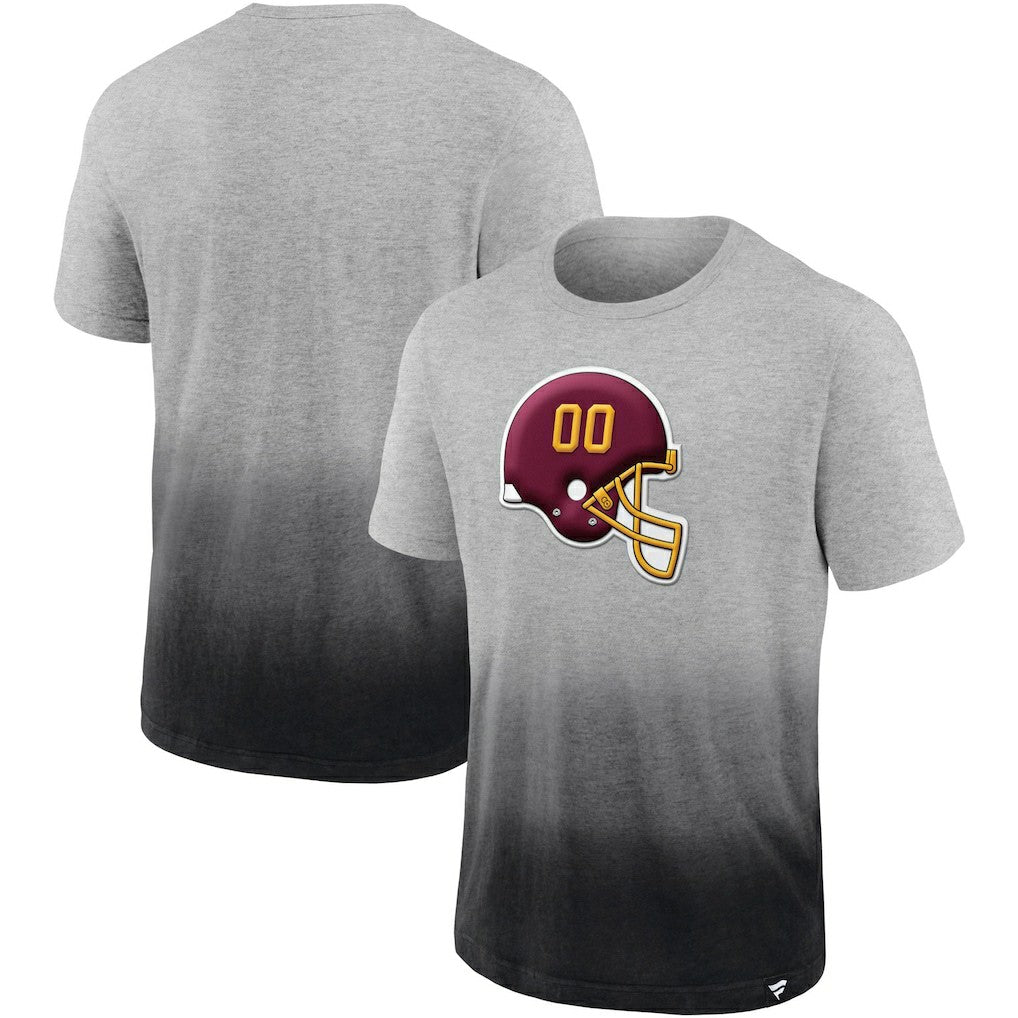 Washington Football Team Team Ombre T-Shirt Heathered Gray/Black | Fanatics