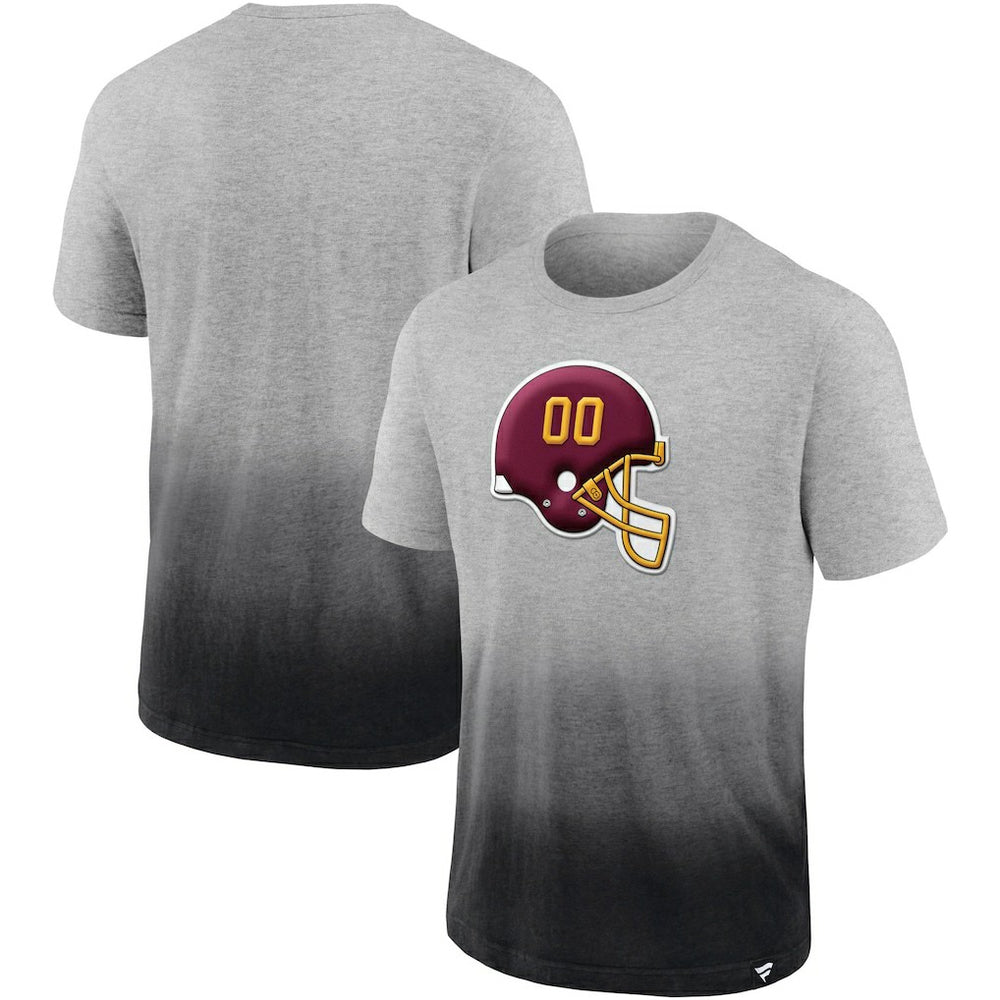 Washington Football Team Team Ombre T-Shirt Heathered Gray/Black | Fanatics