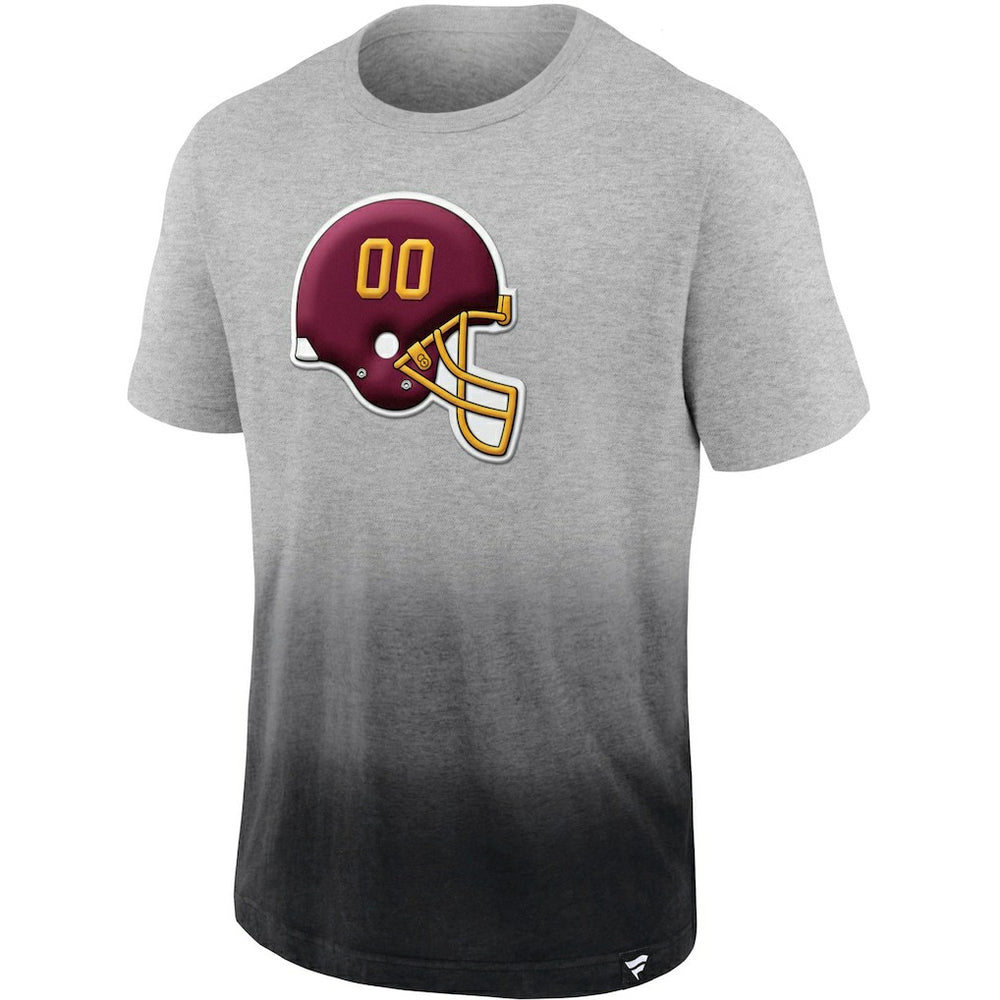 Washington Football Team Team Ombre T-Shirt Heathered Gray/Black | Fanatics