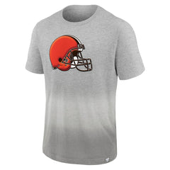 Cleveland Browns Team Ombre T-Shirt Heathered Gray/Gray | Fanatics