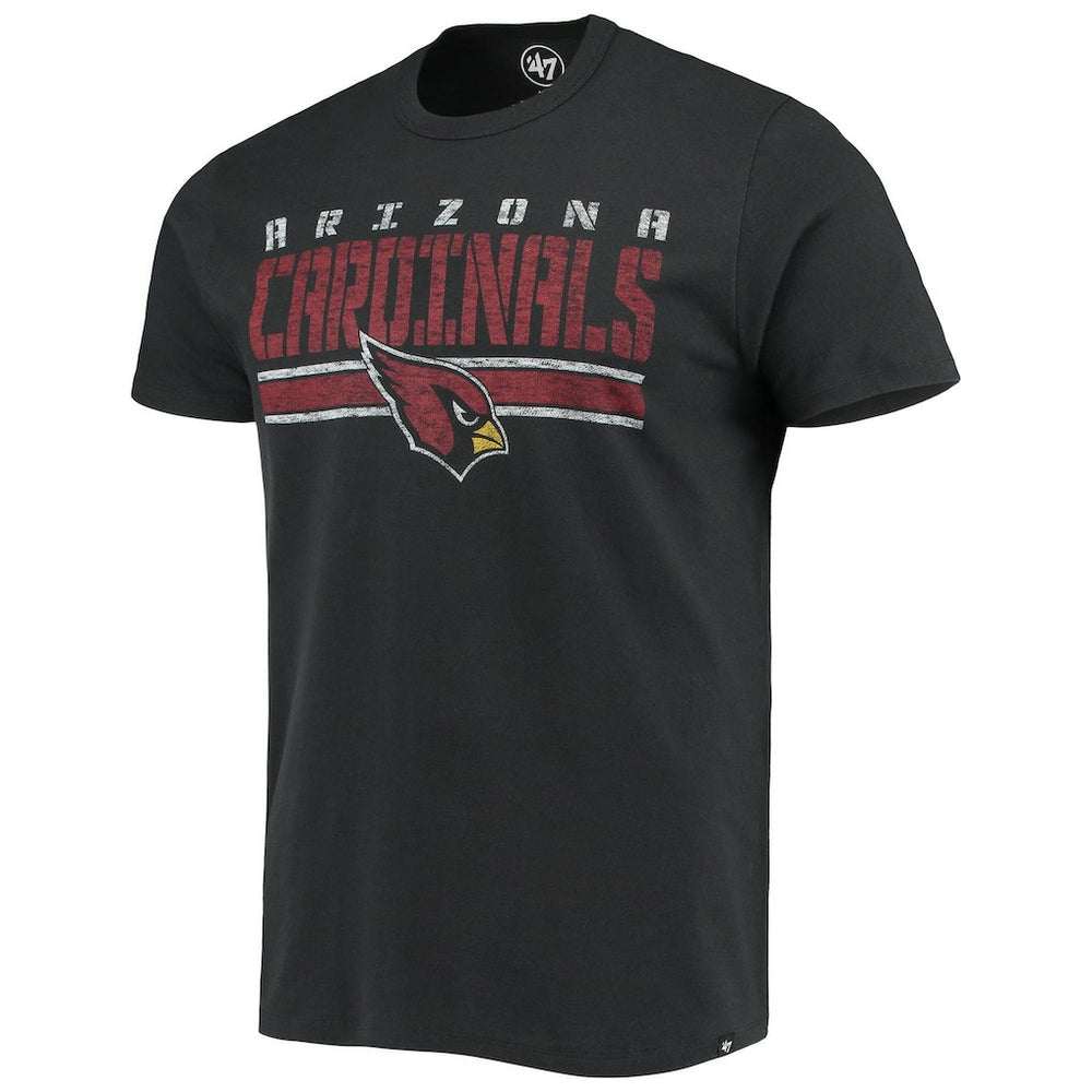 Arizona Cardinals '47 Team Stripe T-Shirt Black | 47 brand