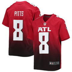 Kyle Pitts Sr. Atlanta Falcons Youth Game Jersey Red | Nike for Sale