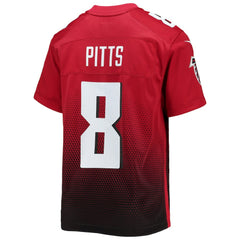 Kyle Pitts Sr. Atlanta Falcons Youth Game Jersey Red | Nike for Sale