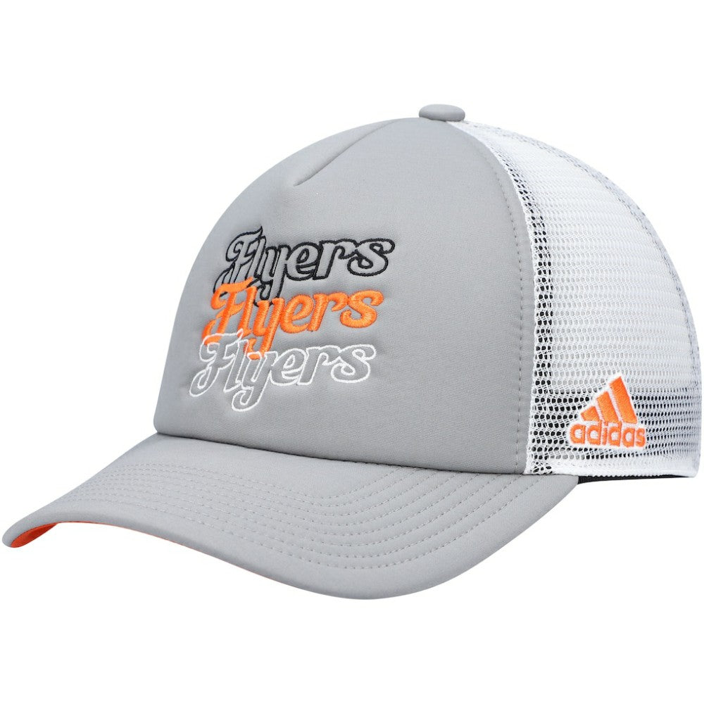 Philadelphia Flyers adidas Women's Foam Trucker Snapback Hat - Gray/White - NHL