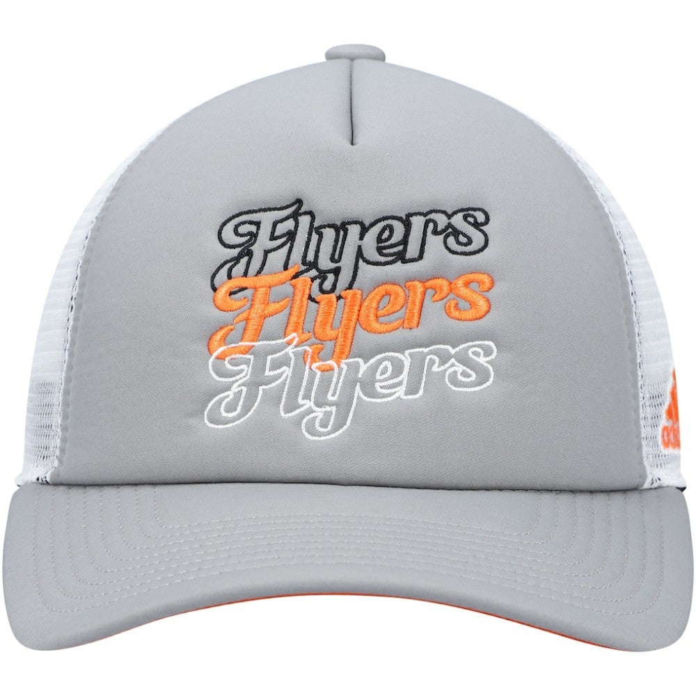 Philadelphia Flyers adidas Women's Foam Trucker Snapback Hat - Gray/White - NHL