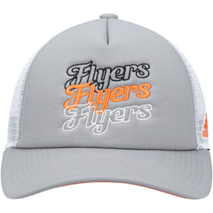 Philadelphia Flyers adidas Women's Foam Trucker Snapback Hat - Gray/White - NHL