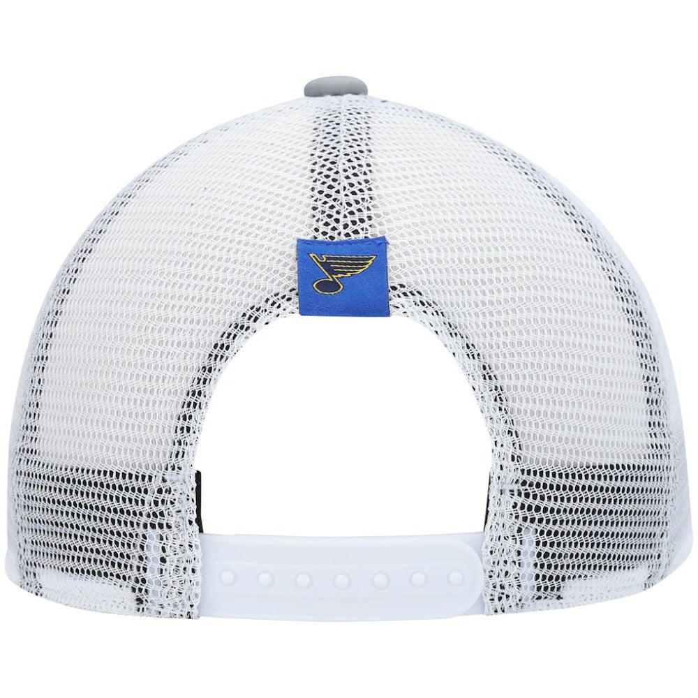 St. Louis Blues adidas Women's Foam Trucker Snapback Hat - Gray/White - NHL