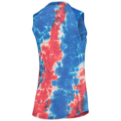 San Francisco Giants Majestic Threads Women's Tie-Dye Tri-Blend Muscle Tank Top - MLB