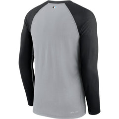 Miami Marlins Nike Game Authentic Collection Performance Raglan Long Sleeve T-Shirt - MLB