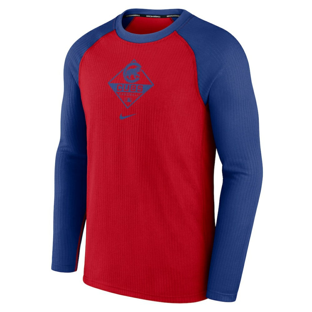 Chicago Cubs Nike Game Authentic Collection Performance Raglan Long Sleeve T-Shirt - MLB