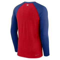 Chicago Cubs Nike Game Authentic Collection Performance Raglan Long Sleeve T-Shirt - MLB