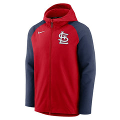 St. Louis Cardinals Nike Authentic Collection Performance Raglan Full-Zip Hoodie - MLB