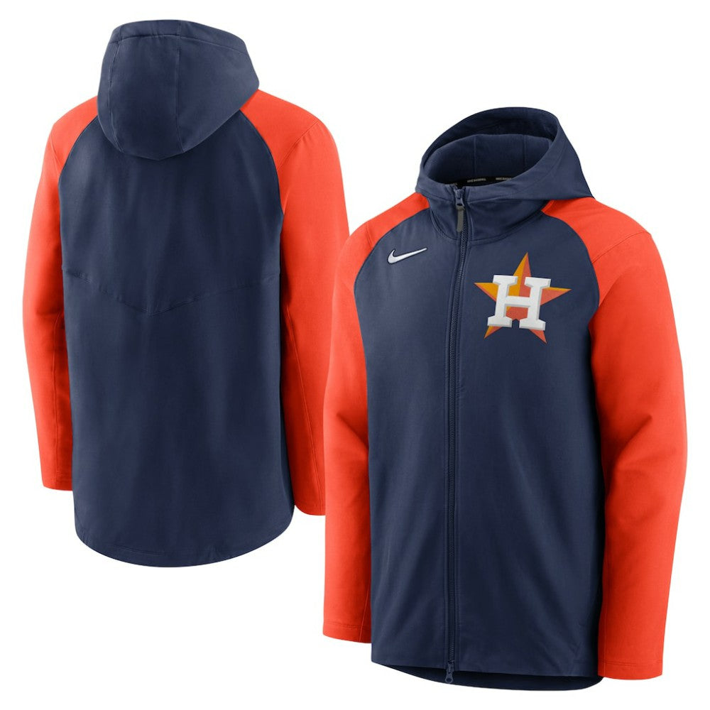 Houston Astros Nike Authentic Collection Performance Raglan Full-Zip Hoodie - MLB