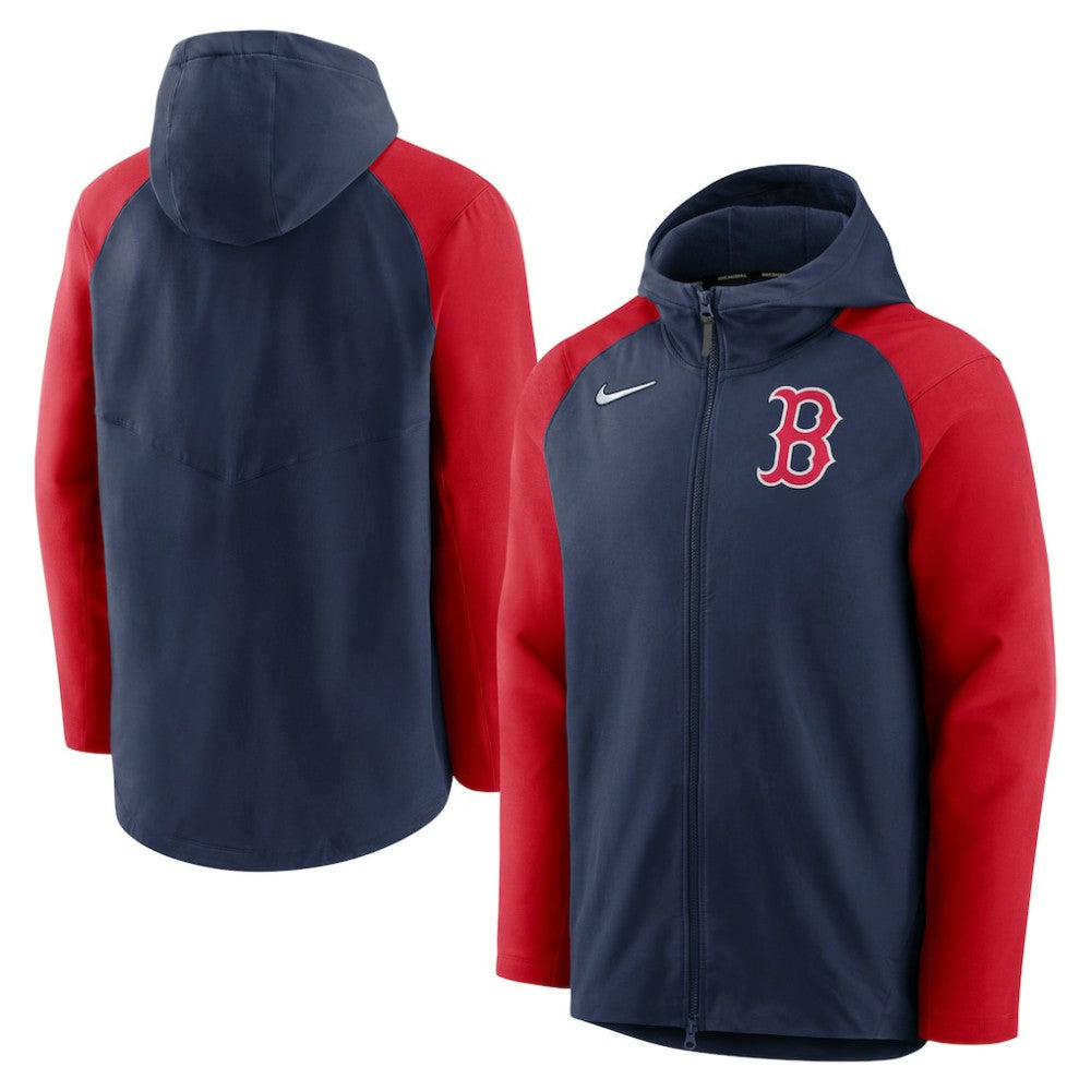 Boston Red Sox Nike Authentic Collection Performance Raglan Full-Zip Hoodie - MLB