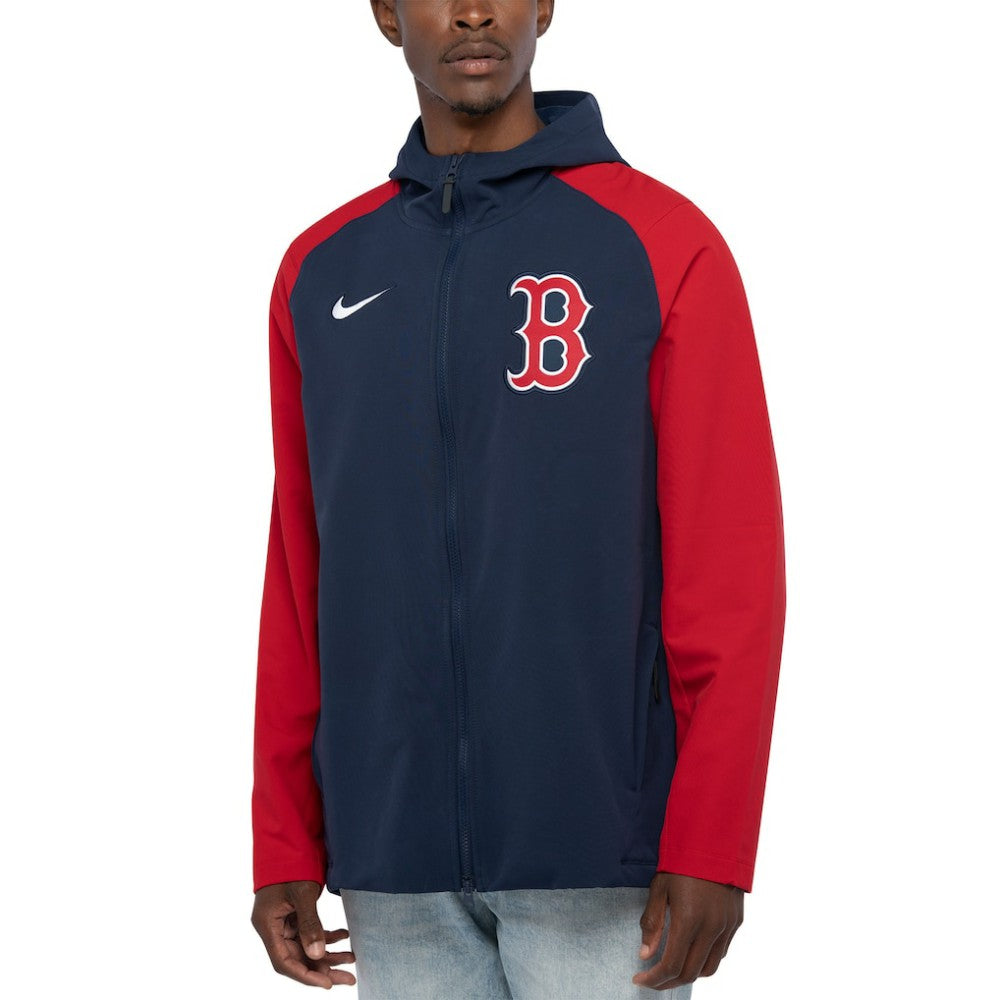 Boston Red Sox Nike Authentic Collection Performance Raglan Full-Zip Hoodie - MLB