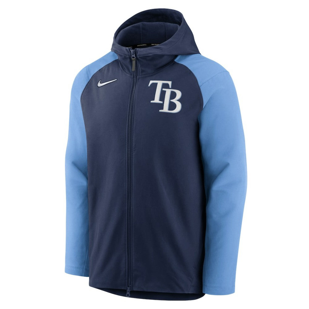 Tampa Bay Rays Nike Authentic Collection Performance Raglan Full-Zip Hoodie - MLB