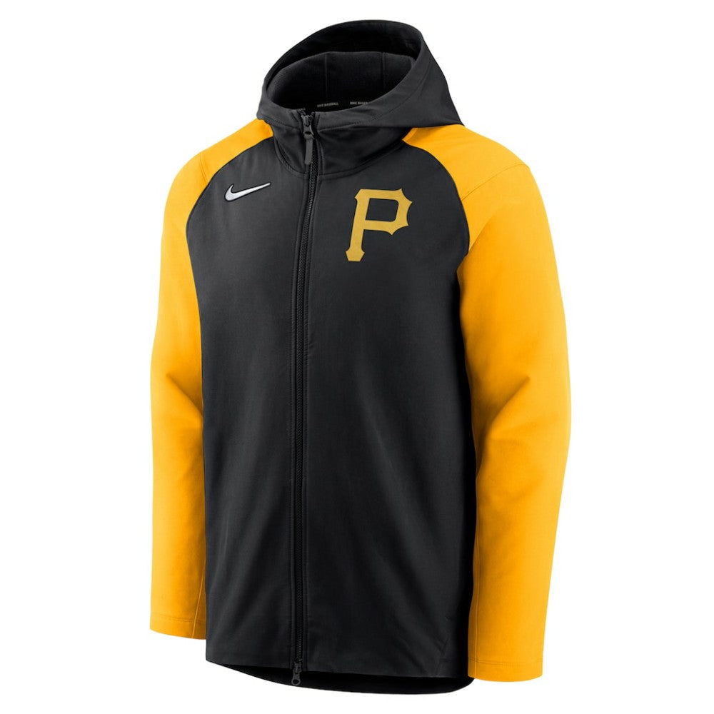 Pittsburgh Pirates Nike Authentic Collection Performance Raglan Full-Zip Hoodie - MLB