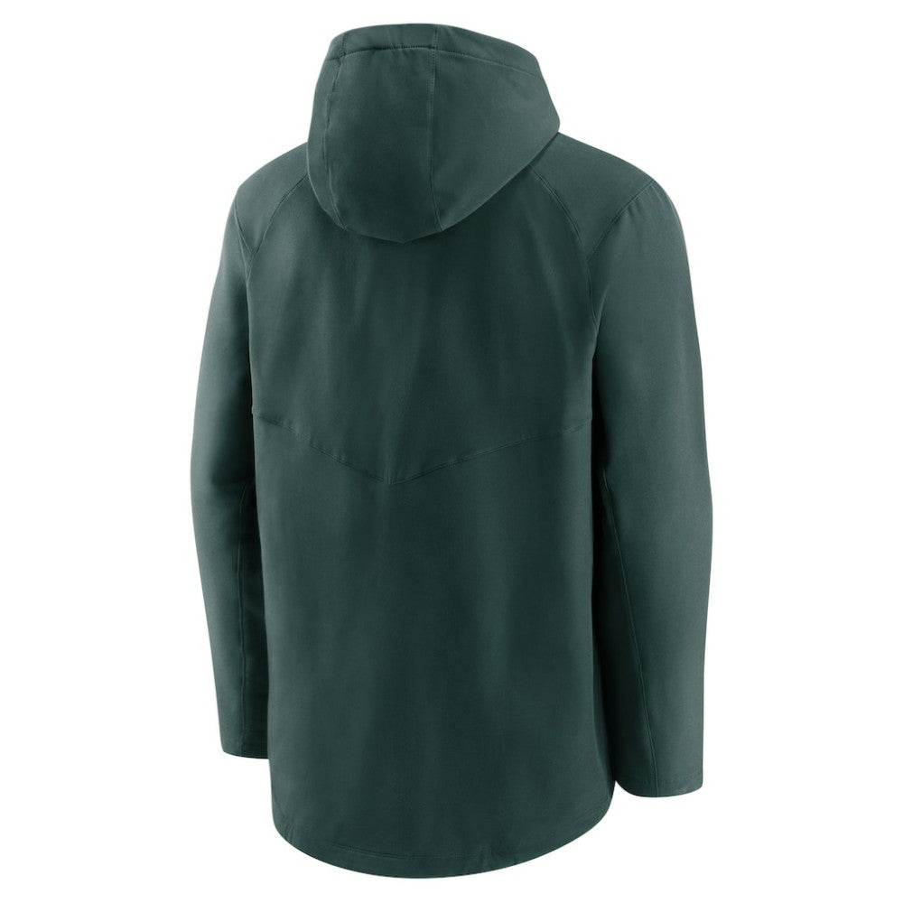 Athletics Nike Authentic Collection Performance Raglan Full-Zip Hoodie - MLB